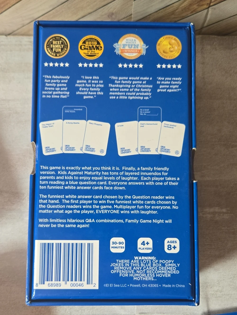 Kids Against Maturity Card Game Exclusive Retail Edition Family Party Game